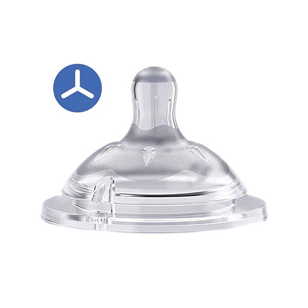 TETINA DE REPUESTO BIBERON NATURAL 6M+ F.COMIDA 2PZ