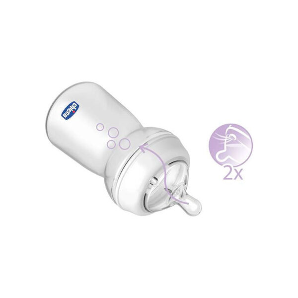 BIBERON NATURAL FEELING 6M+ 330 ML F.RAPIDO