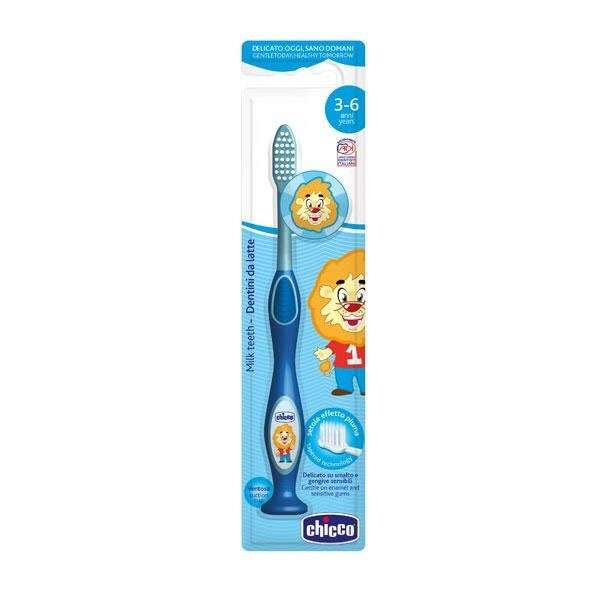 Cepillo dental Chicco 6-36 meses azul 1 pza
