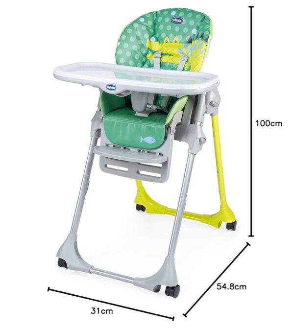 SILLA ALTA COMEDOR POLLY EASY TUCAN O COCODRILO