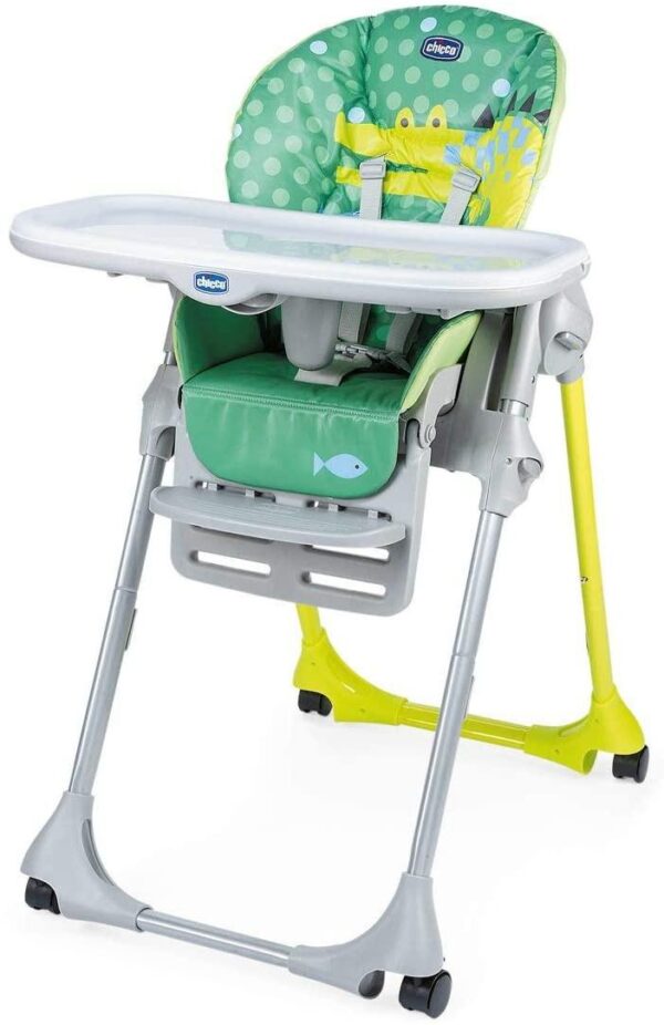 SILLA ALTA COMEDOR POLLY EASY TUCAN O COCODRILO
