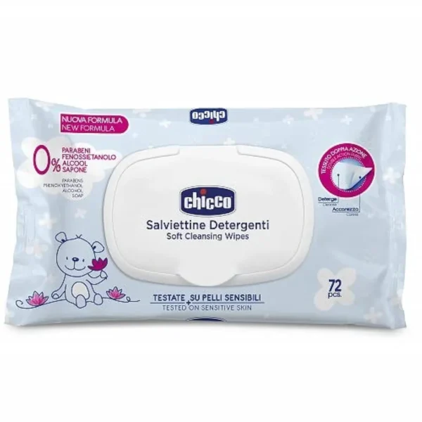 TOALLAS HUMEDAS CHICCO 72PZ CON DISPENSADOR