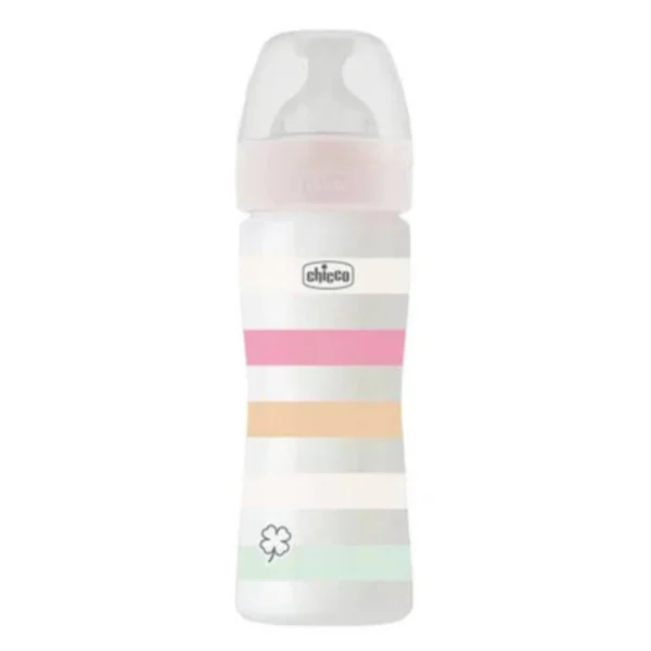 Biberon Well Being White girl 9oz.-250ml