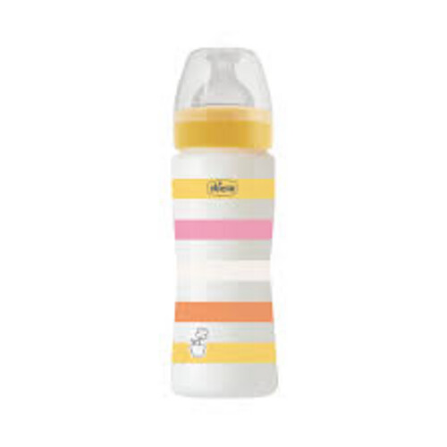 Biberon Well Being Yellow girl 11oz.-350ml